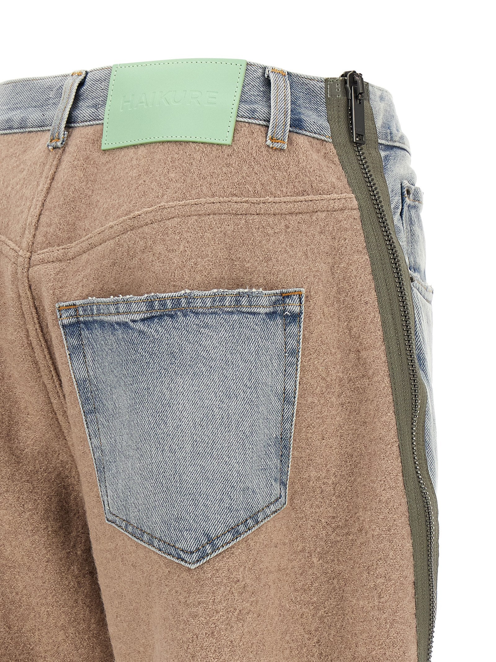Multicolor Cotton Straight-Leg Jeans