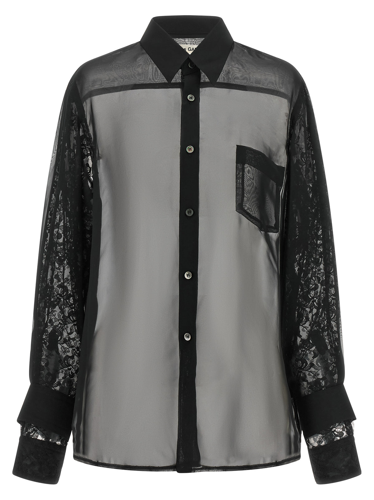 Black Polyester Blouse