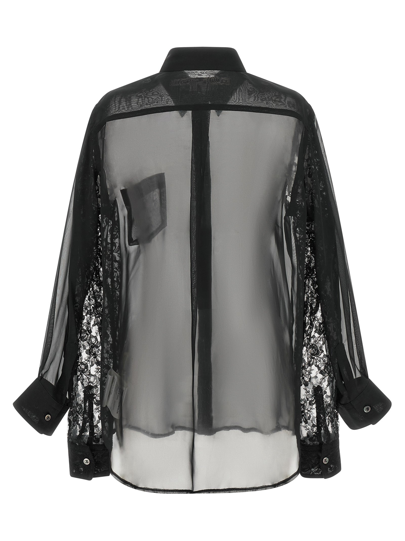 Black Polyester Blouse