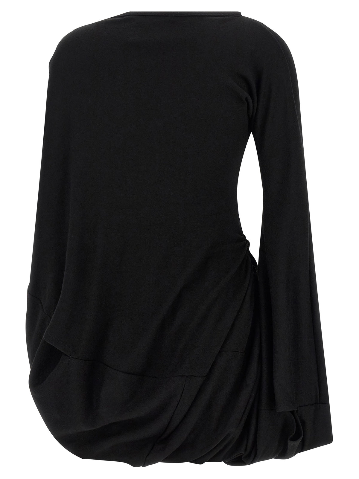 Black Wool Blouse