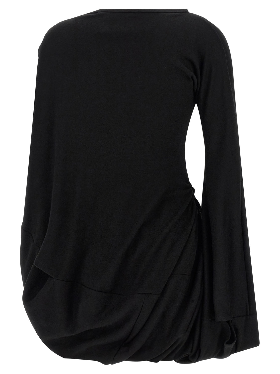 Black Wool Blouse