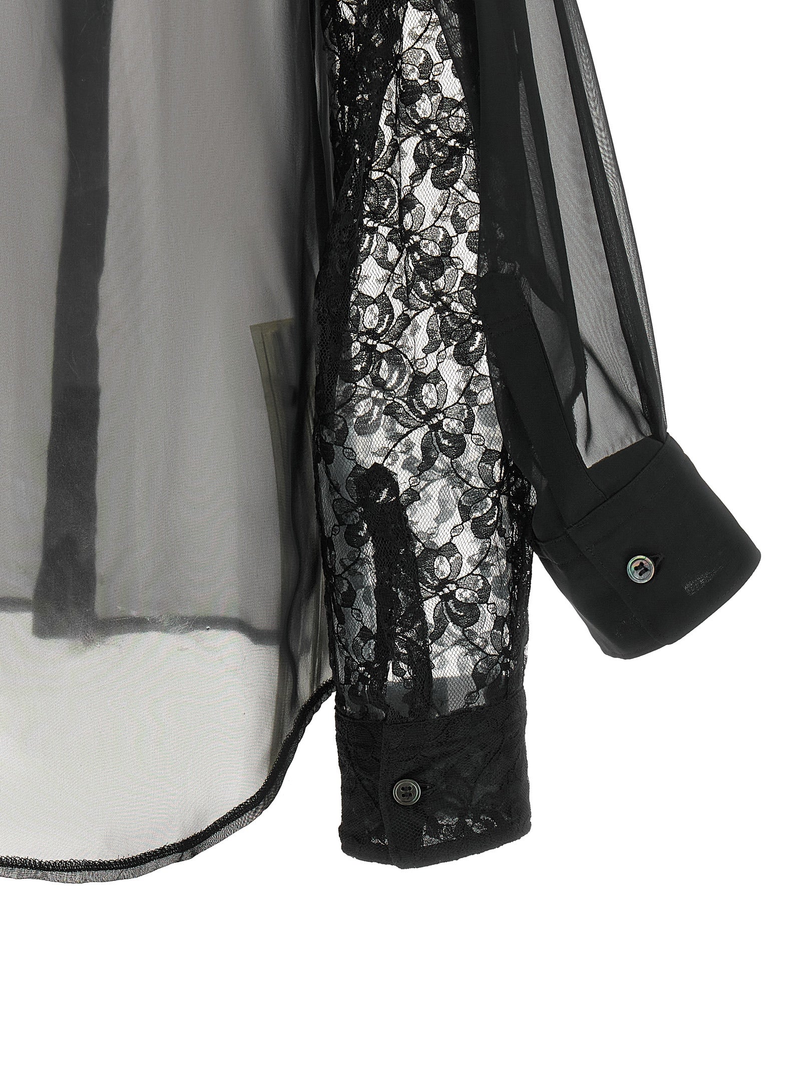 Black Polyester Blouse