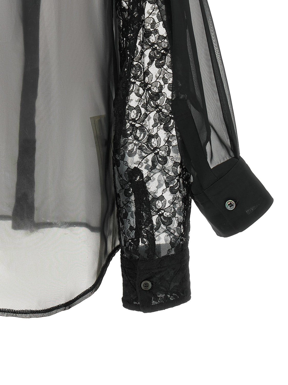 Black Polyester Blouse