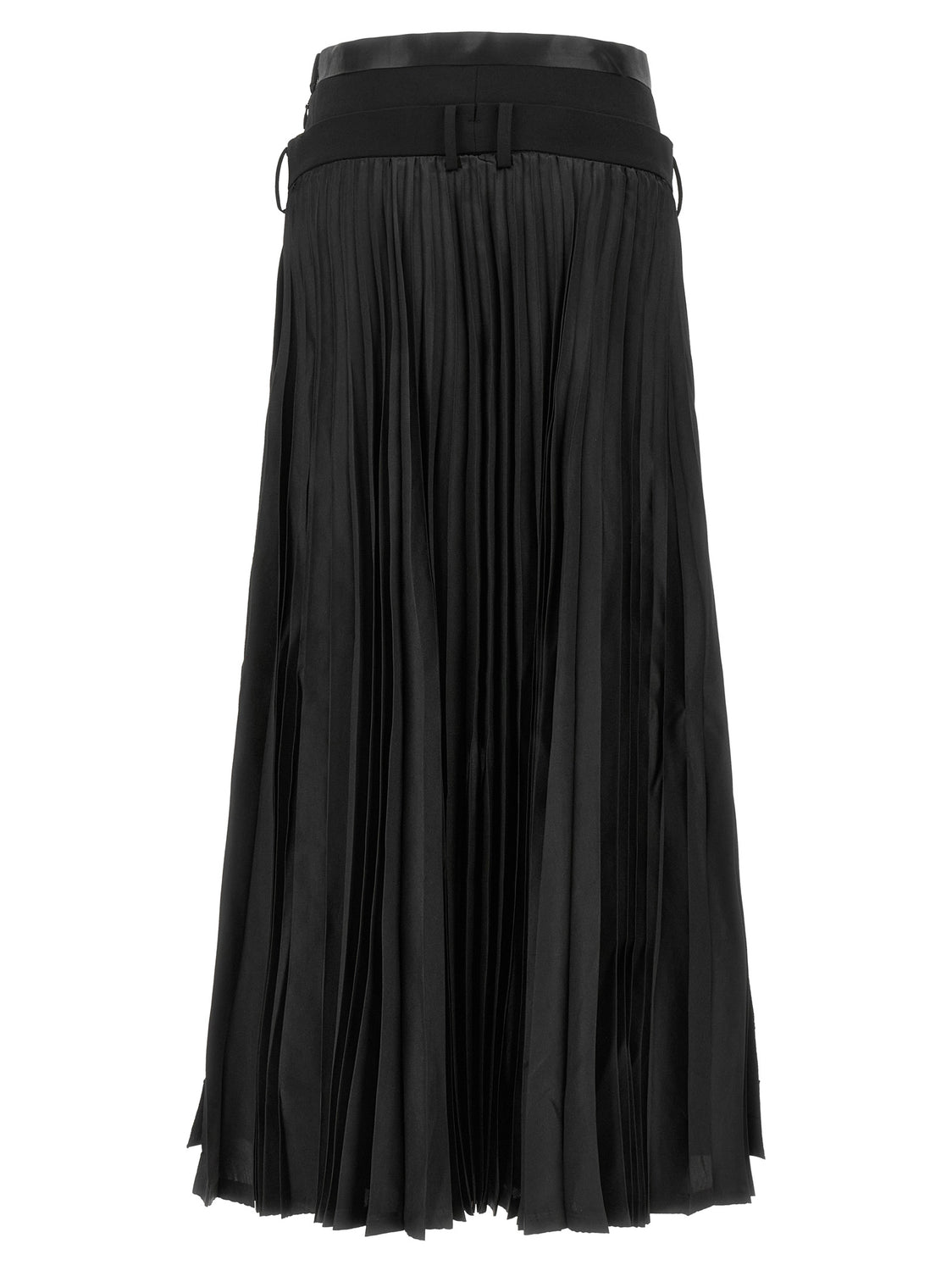 Black Wool Casual Pants