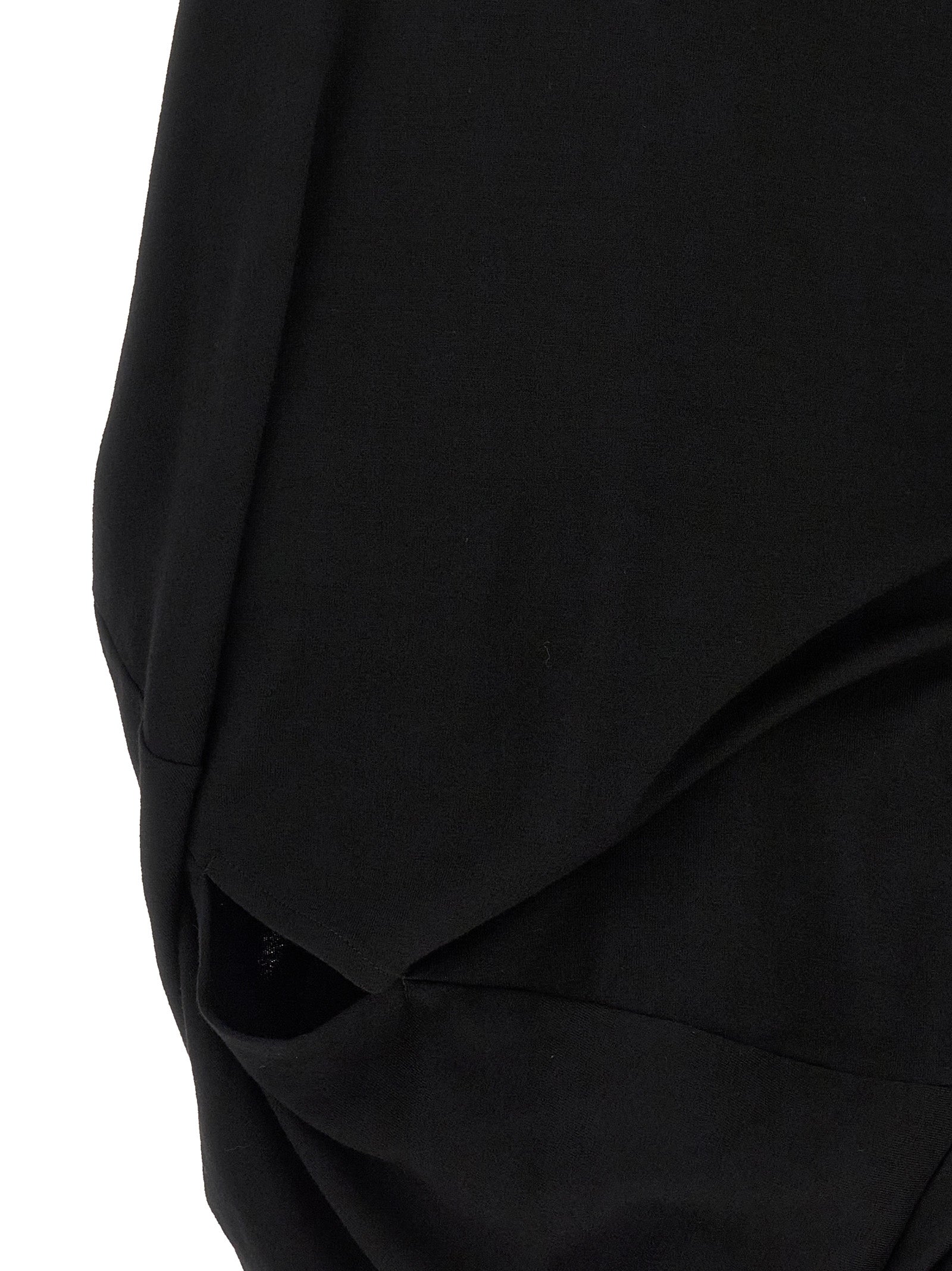 Black Wool Blouse