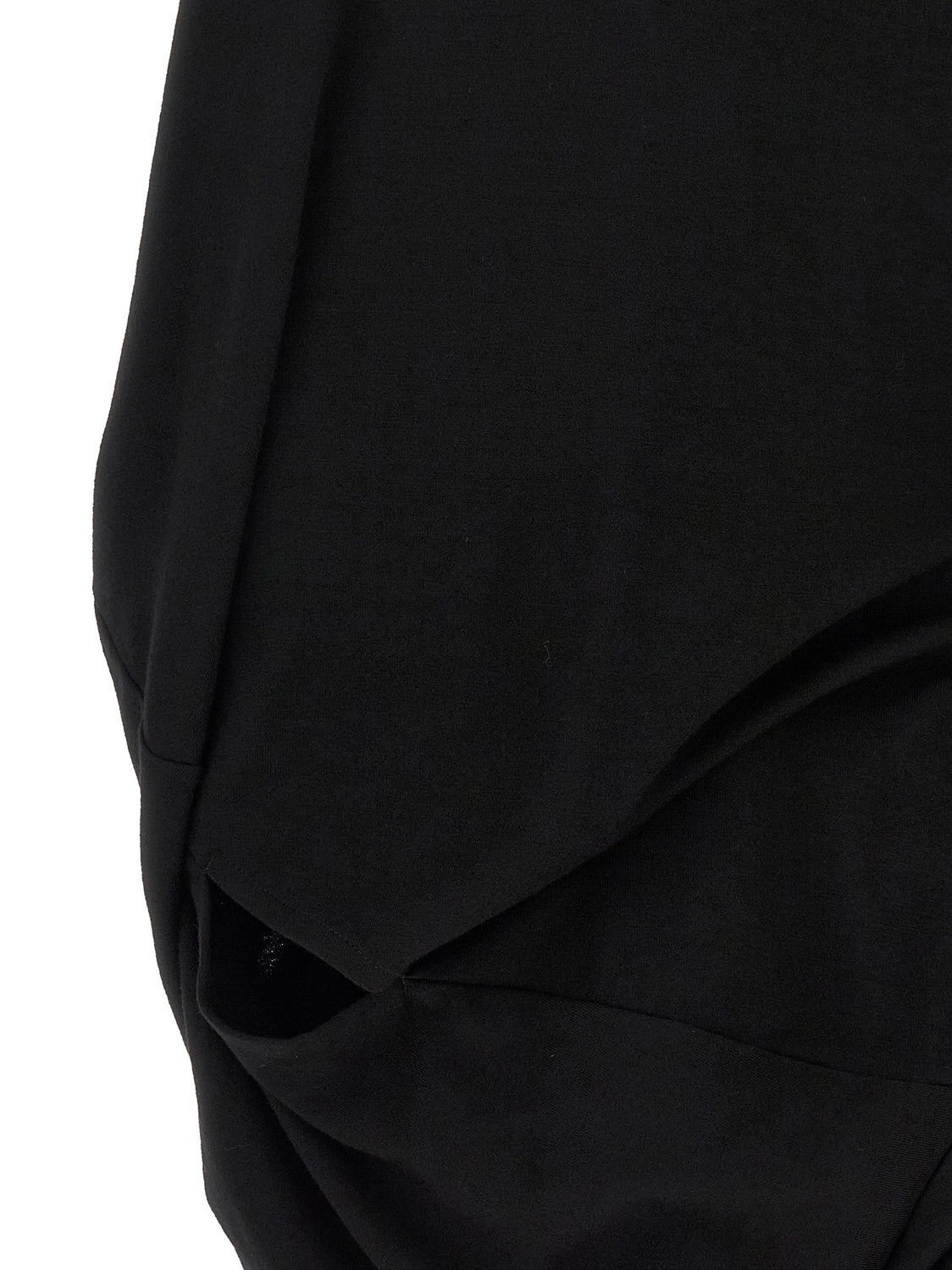 Black Wool Blouse