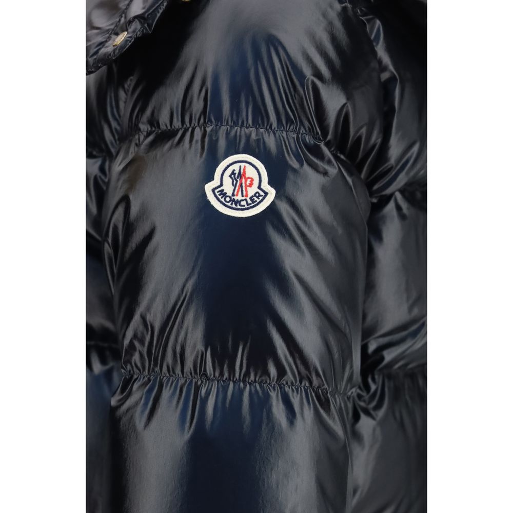 Black Goose Down Full-Length Jacket