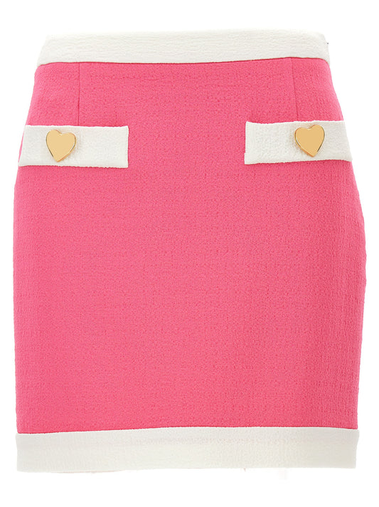 Multicolor Viscose Long Skirt