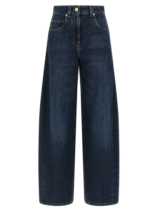 Blue Cotton Jeans Denim