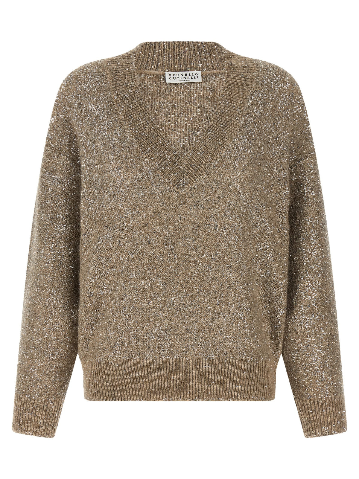 Beige Polyamide Cardigan
