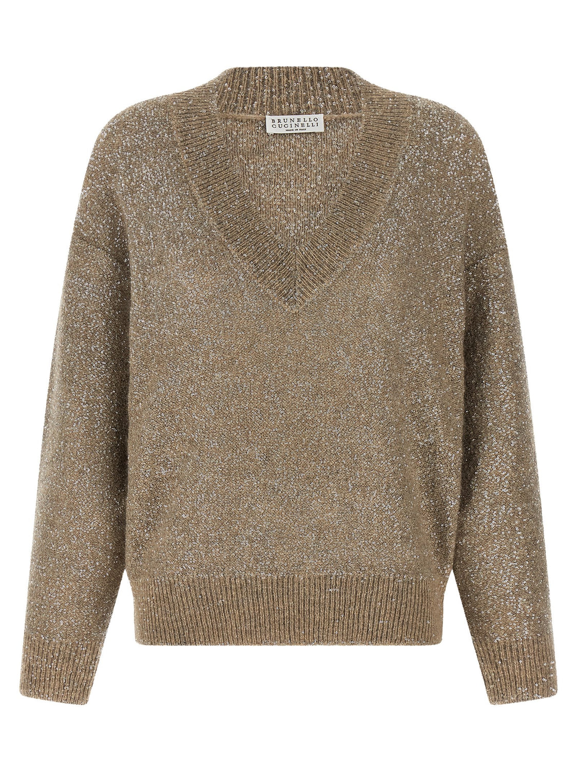 Beige Polyamide Cardigan