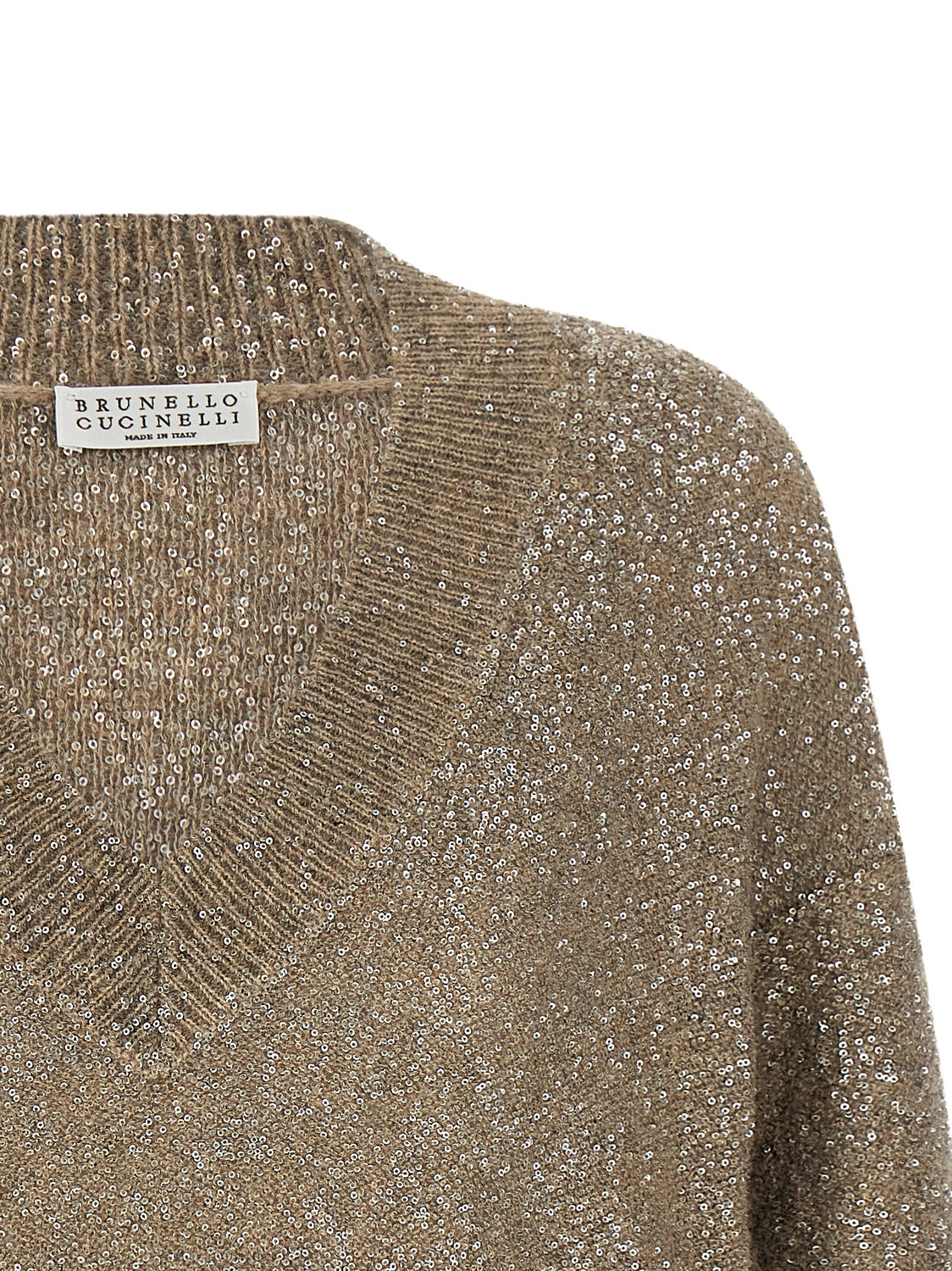Beige Polyamide Cardigan