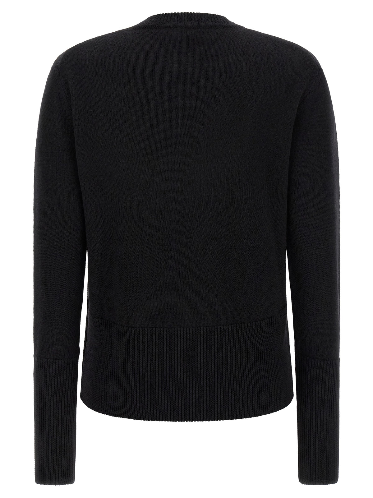Black Wool Cardigan