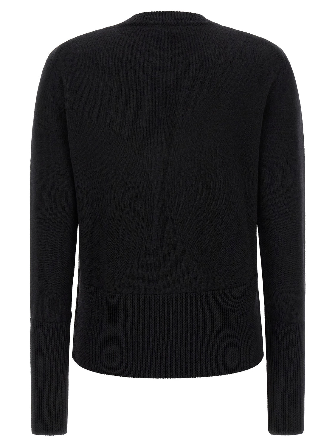 Black Wool Cardigan