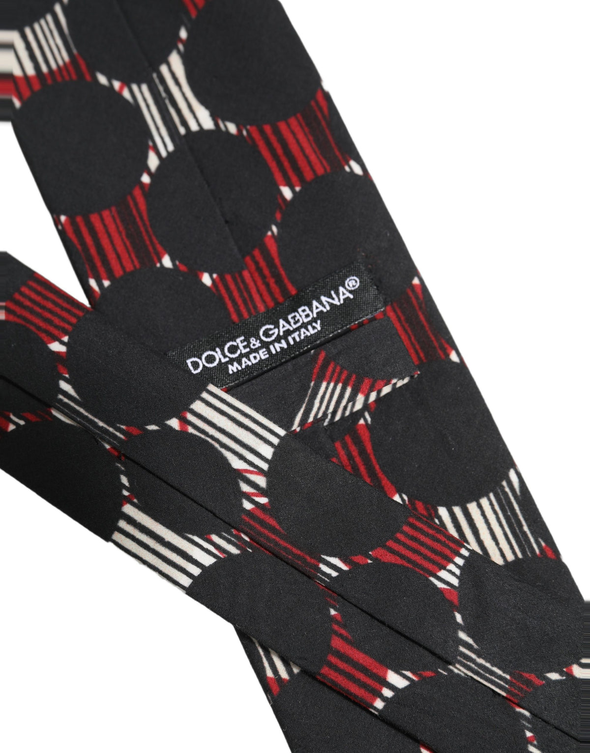 Multicolor Cotton Geometric Adjustable Tied Necktie Tie