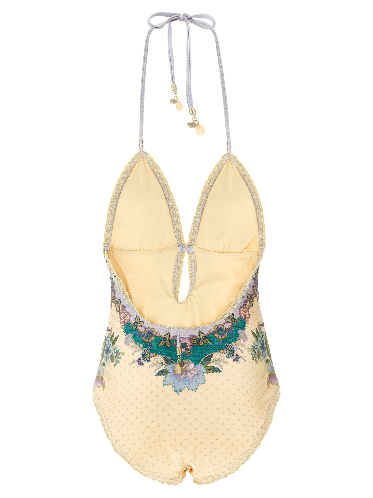 Multicolor Polyamide One-Piece Swimsuit
