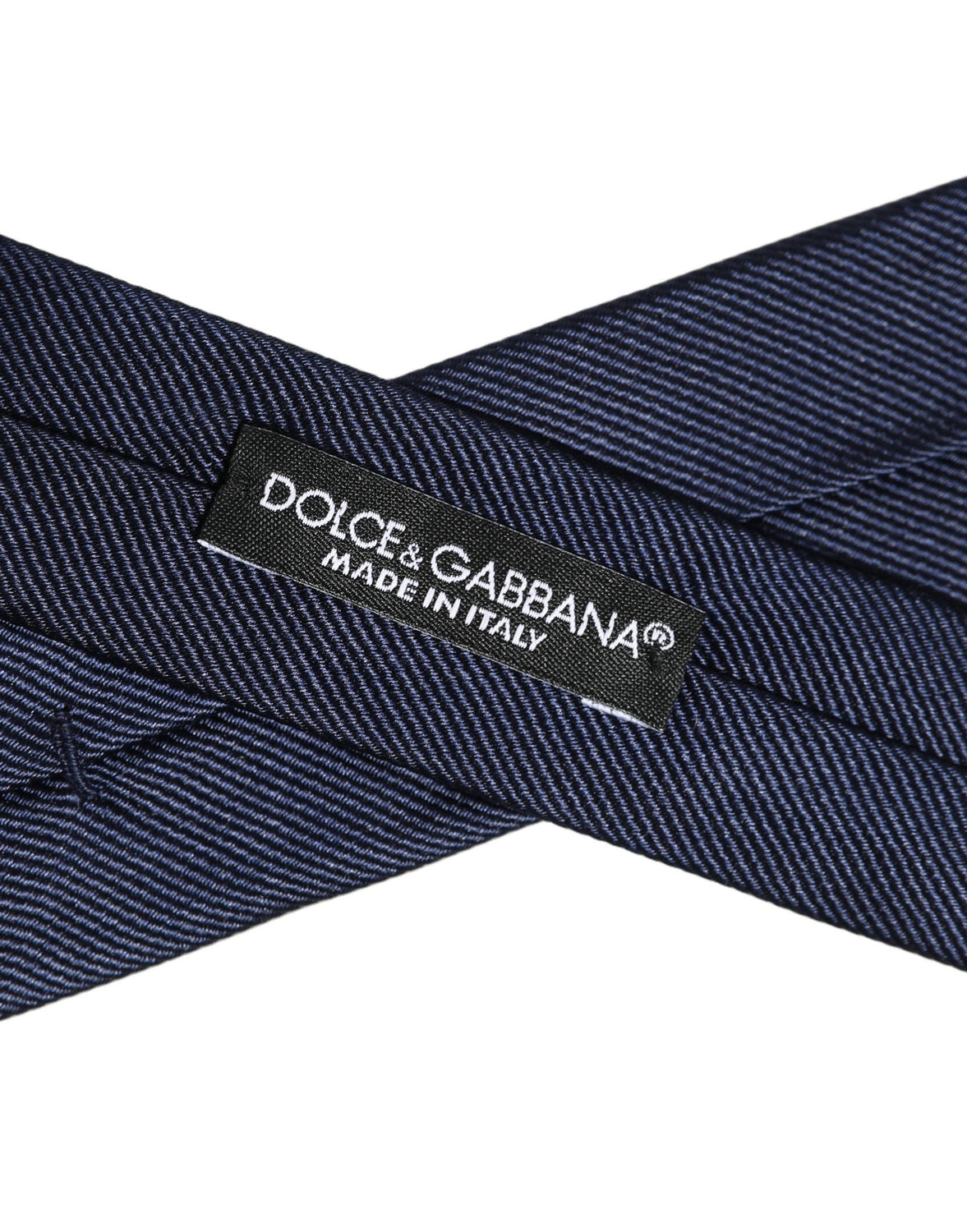 Men Dark Blue Textured Silk Adjustable Tied Necktie Tie