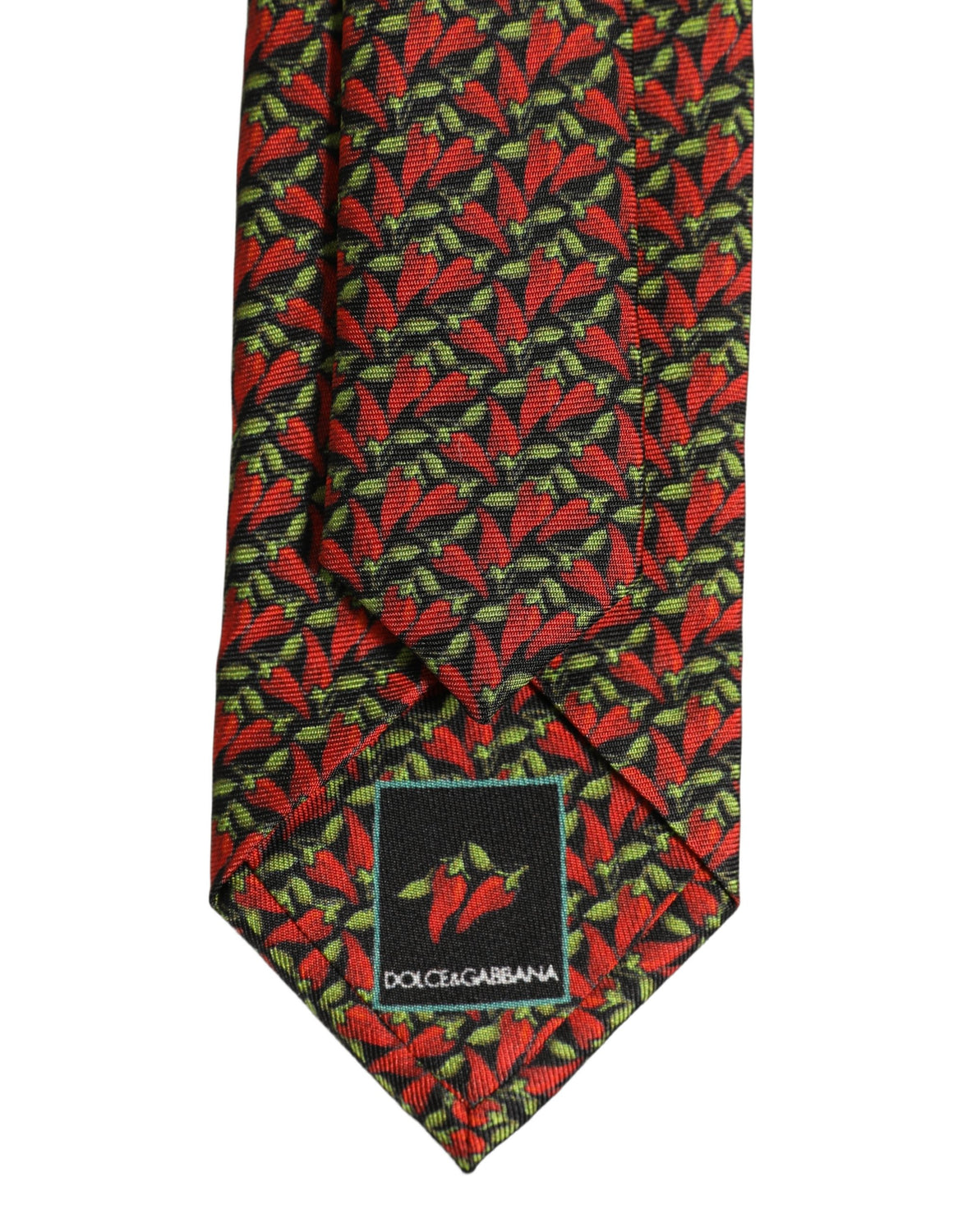 Multicolor Chili Peppers Silk Adjustable Tied Necktie Tie