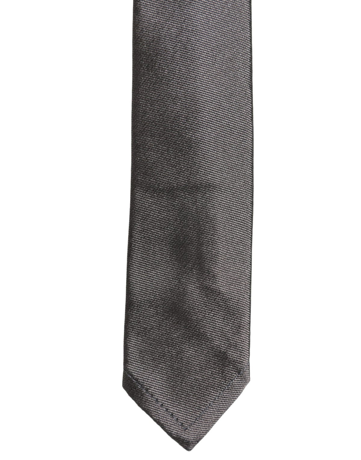 Black Woven 100% Silk Adjustable Necktie Accessory Tie