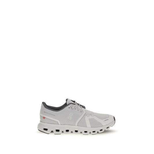 Gray Polyester Athletic Sneakers