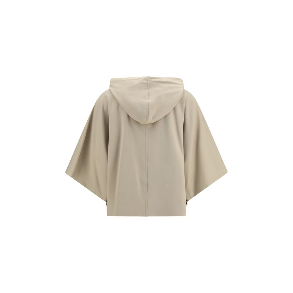 Beige Polyamide Sweatshirt