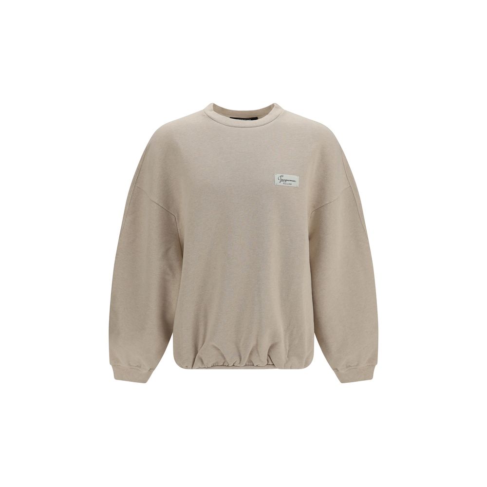 Beige Cotton Sweatshirt