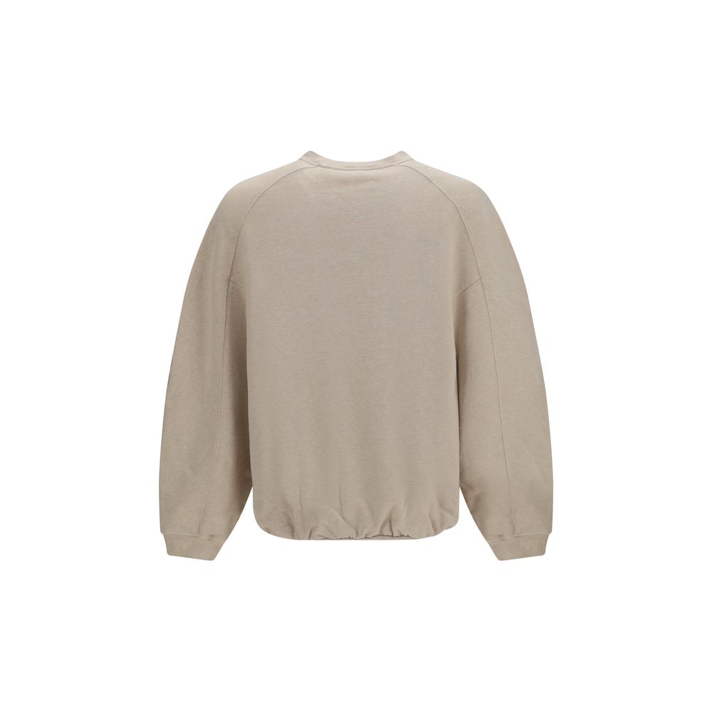 Beige Cotton Sweatshirt
