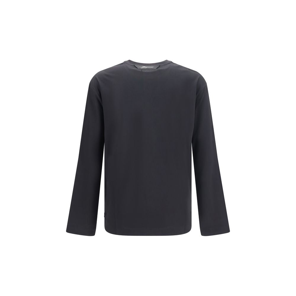 Black Paper Long Sleeve T-Shirt