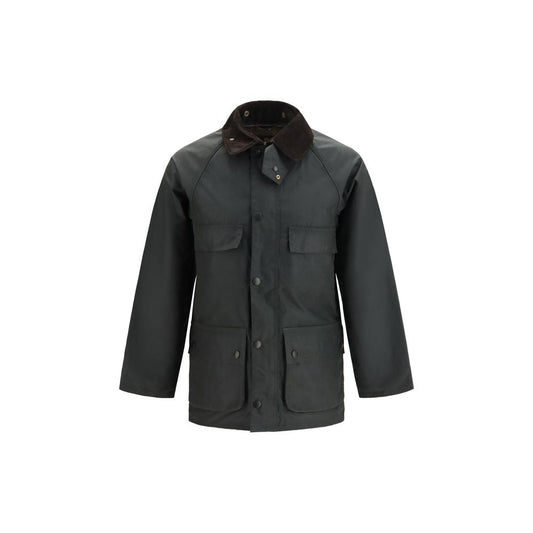 Gray Cotton Shell Jacket