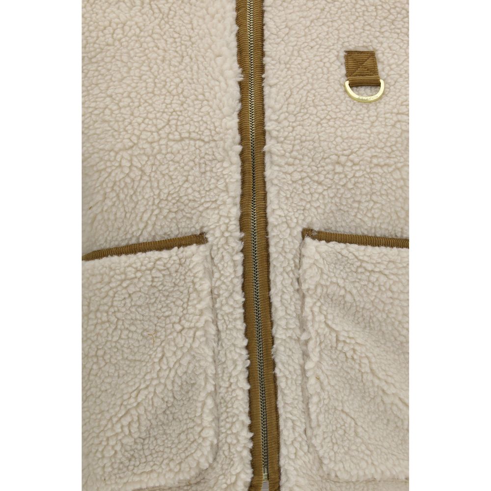 Beige Polyester Jacket