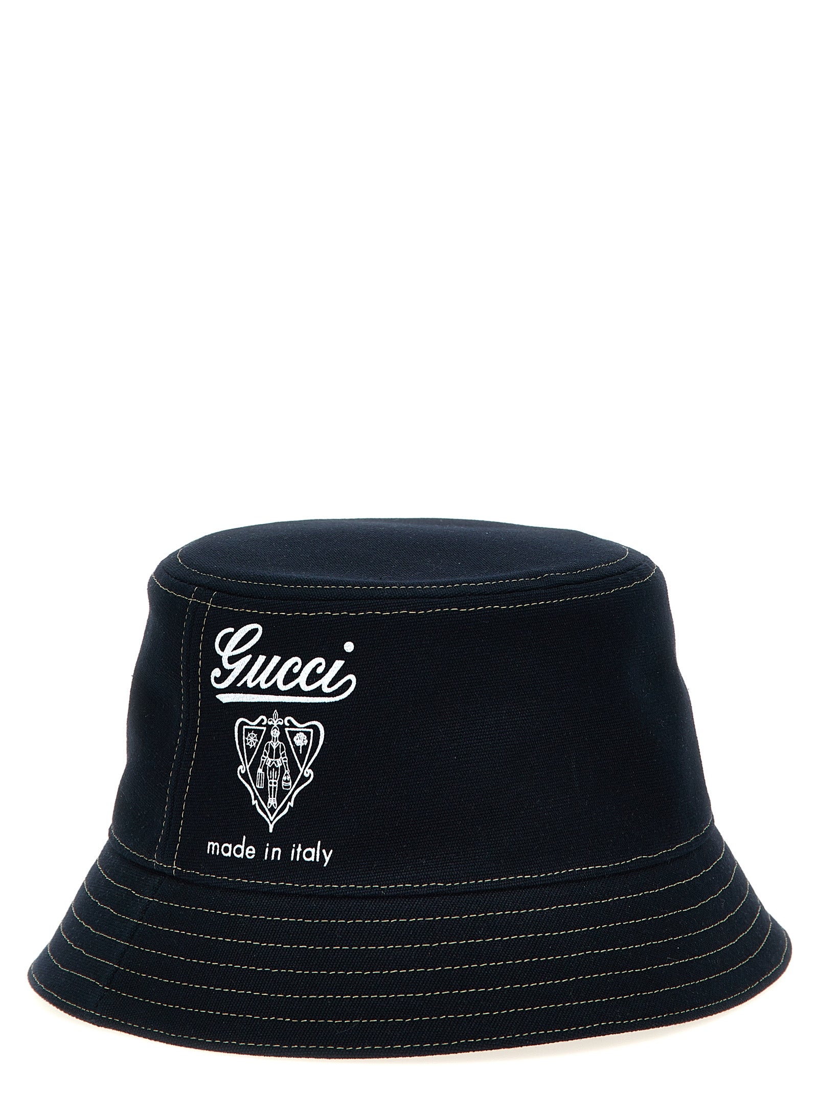Blue Cotton Bucket Hat