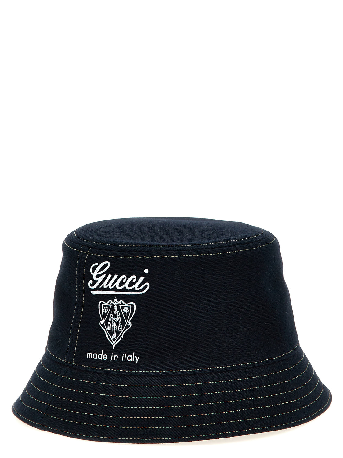 Blue Cotton Bucket Hat