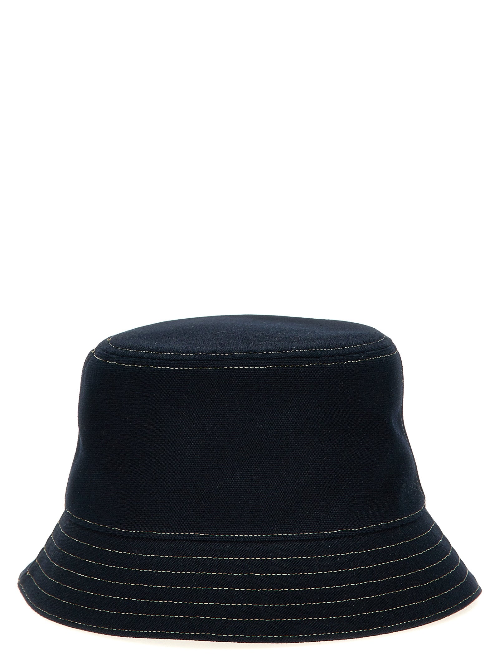 Blue Cotton Bucket Hat