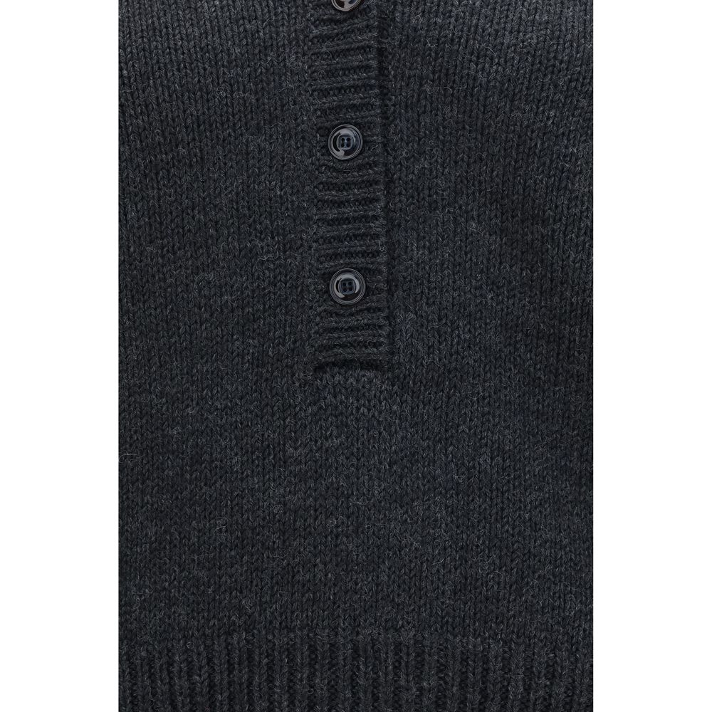 Gray Wool Oves Aries Cardigan