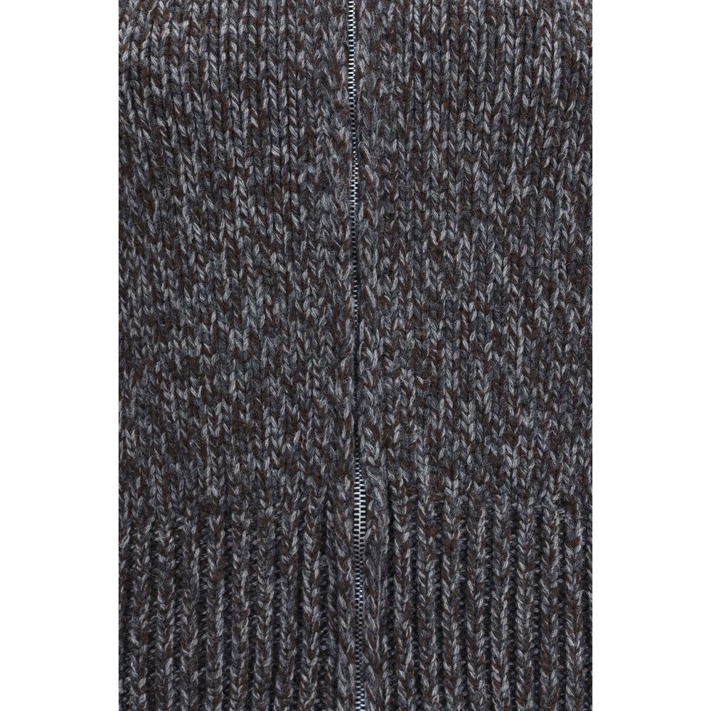 Gray Wool Oves Aries Cardigan