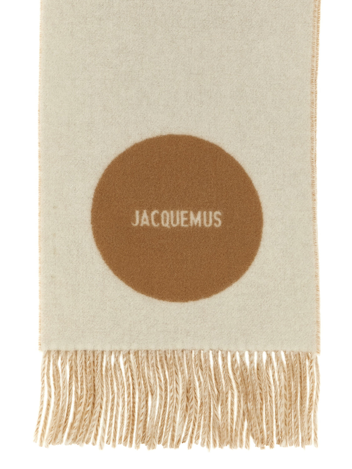 Beige Virgin Wool Foulard