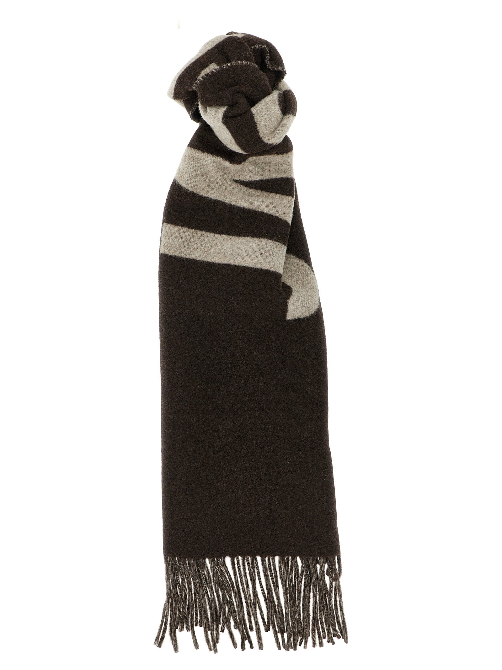 Brown Wool Foulard