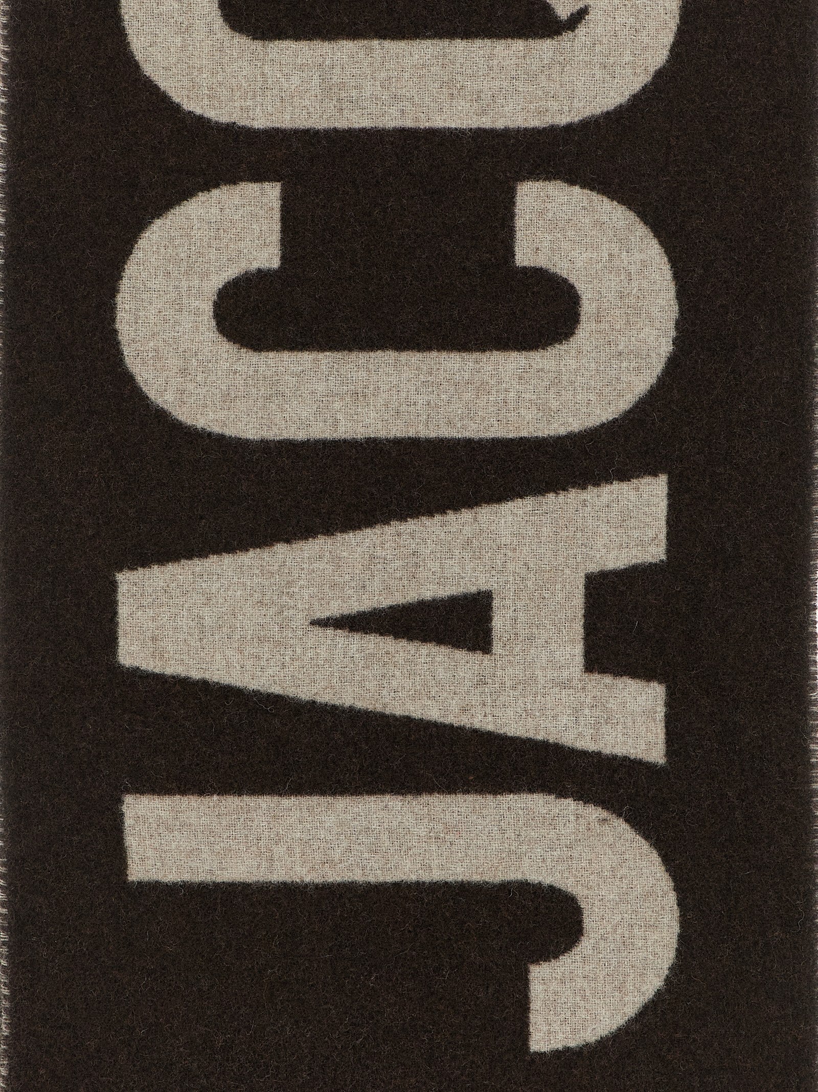 Brown Wool Foulard