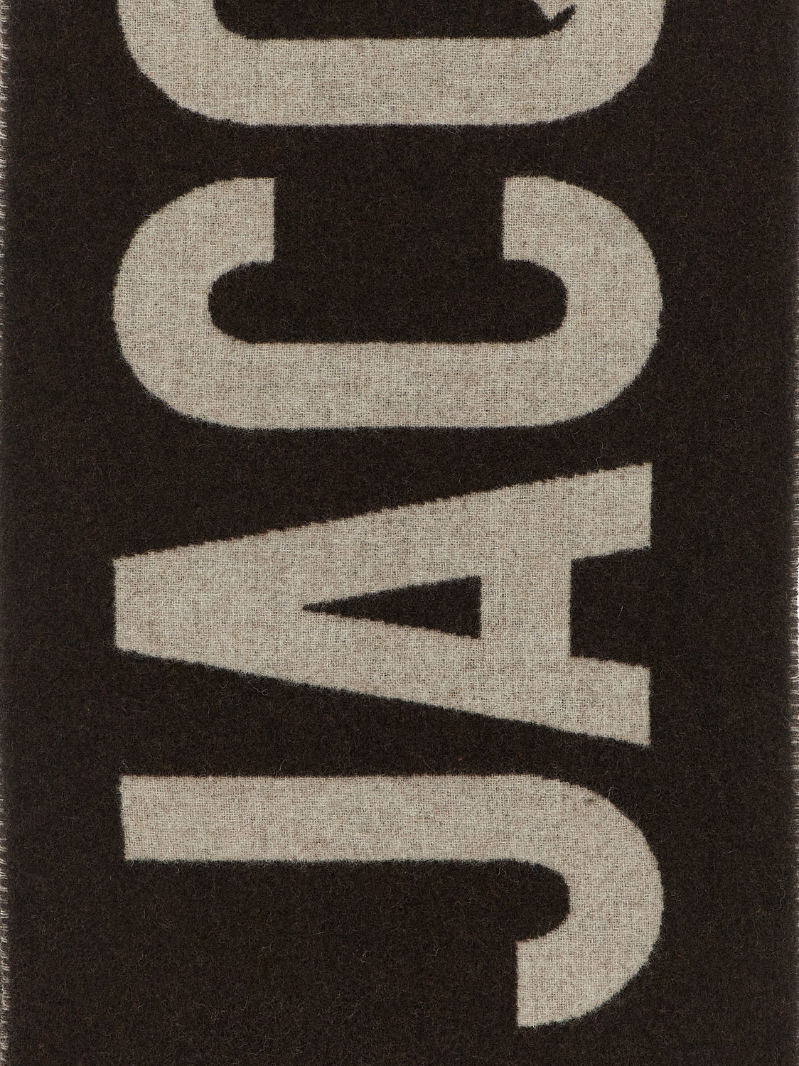 Brown Wool Foulard