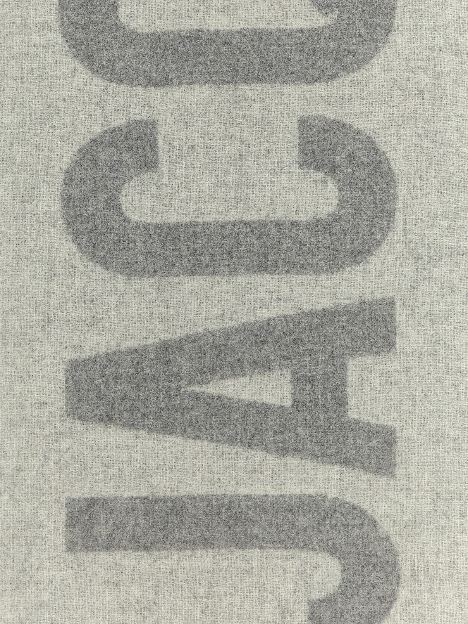 Gray Wool Foulard