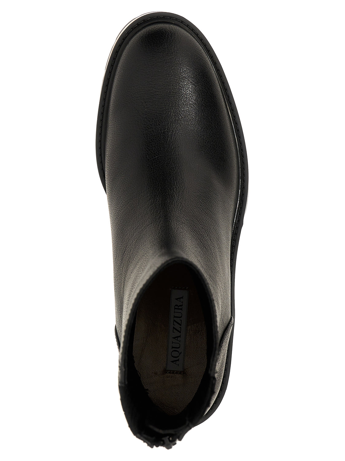 Black Calfskin Ankle Boots