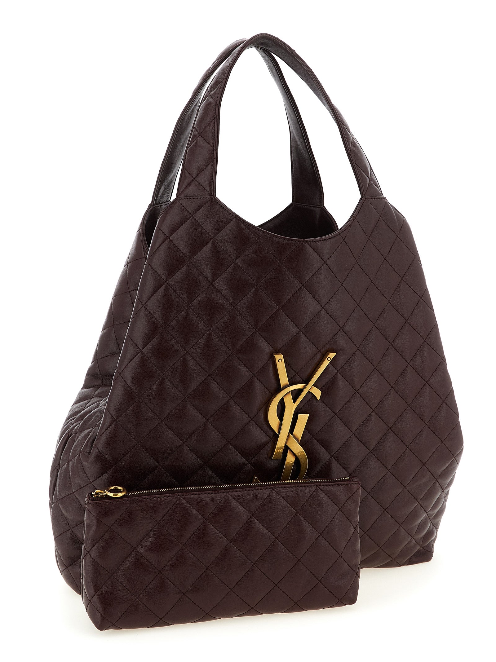Bordeaux Lamb Leather Tote Bag
