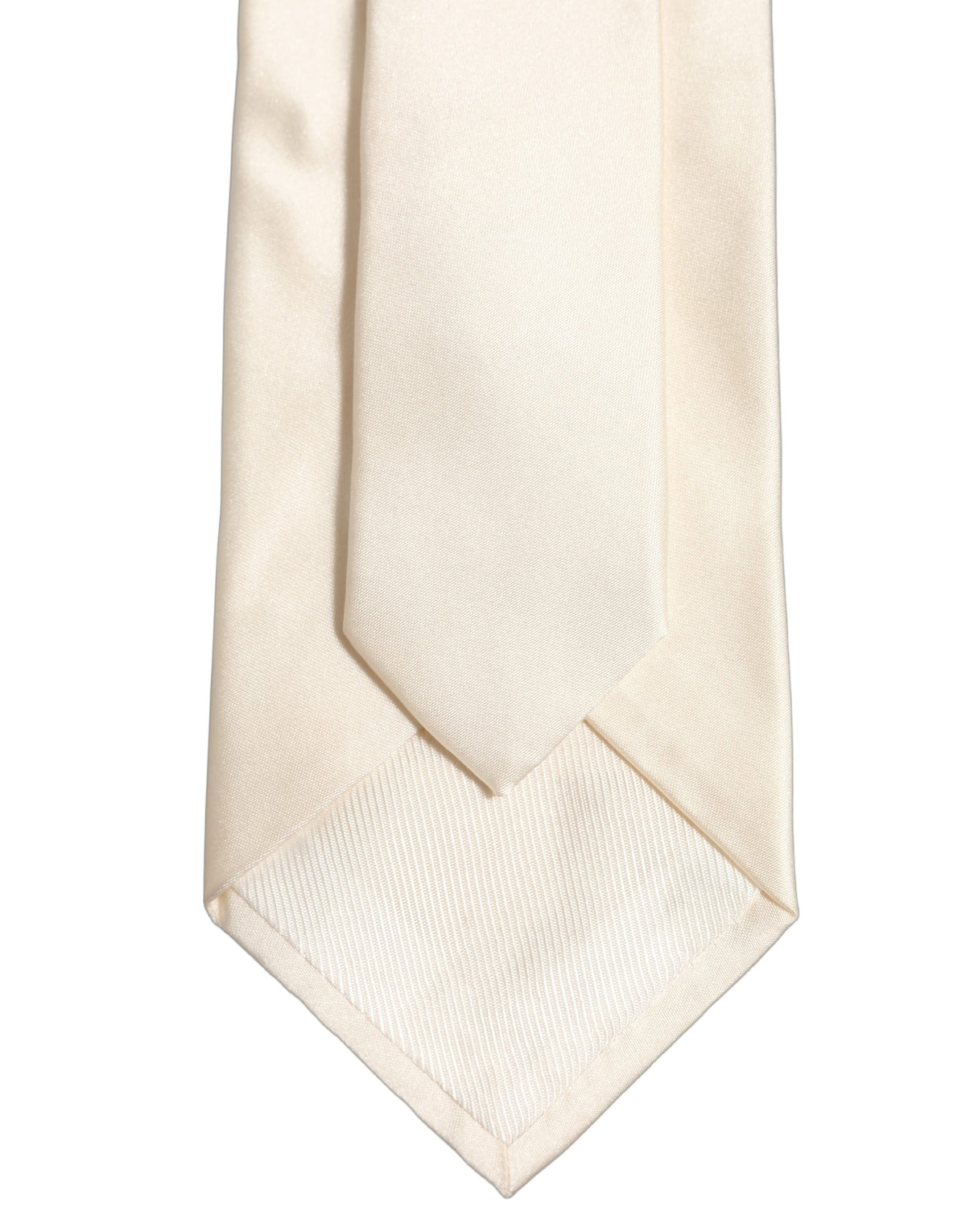 White Silk Floral Graphic Adjustable Tied Men Necktie Tie