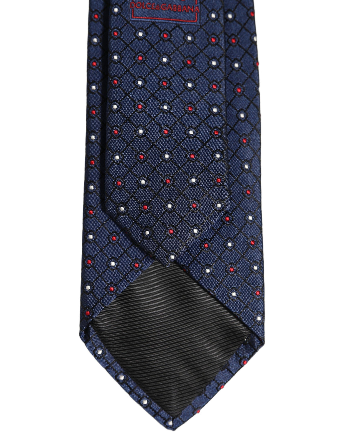 Blue Diamond Lattice Adjustable Necktie Men Accessory Tie