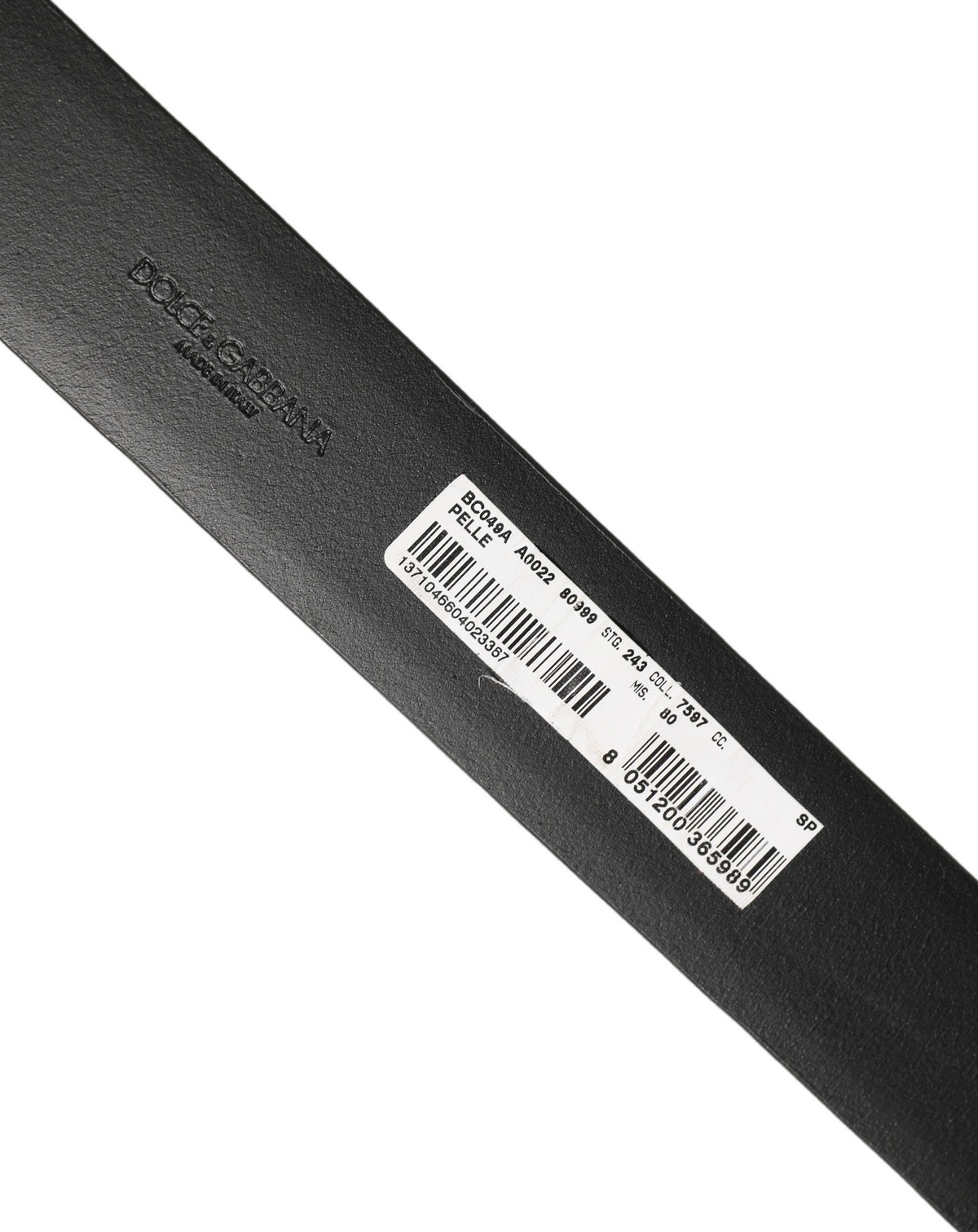 Black Leather Silver Tone Metal Buckle Belt