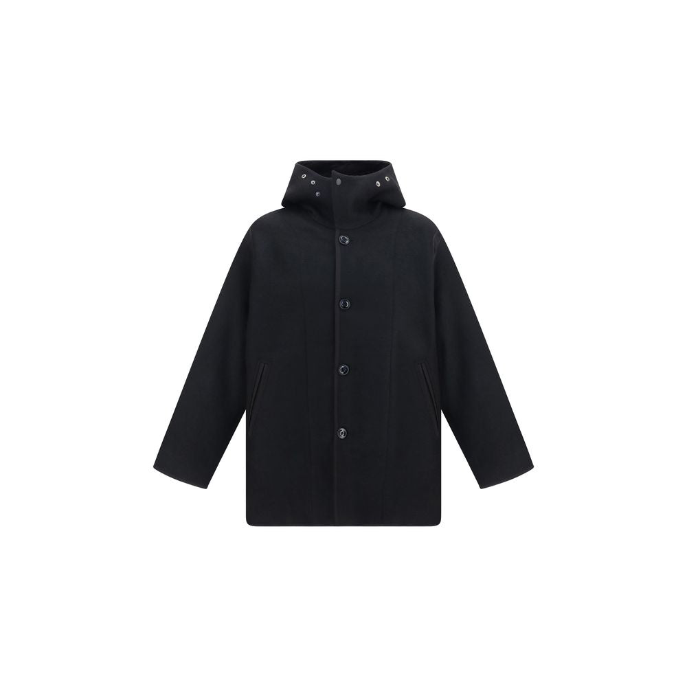 Black Wool Oves Aries Full-Length Jacket
