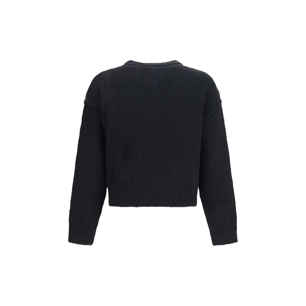 Black Wool Oves Aries Cardigan
