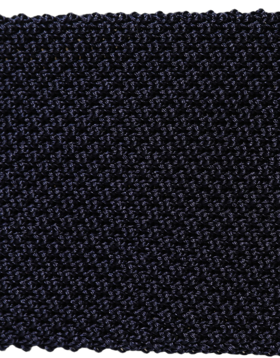 Dark Blue Textured Knitted Adjustable Necktie Accessory Tie