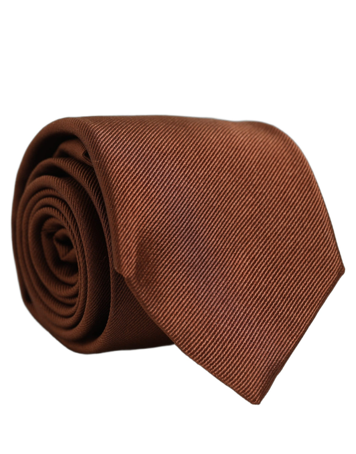 Brown Silk Classic Adjustable Men Necktie Accessory Tie