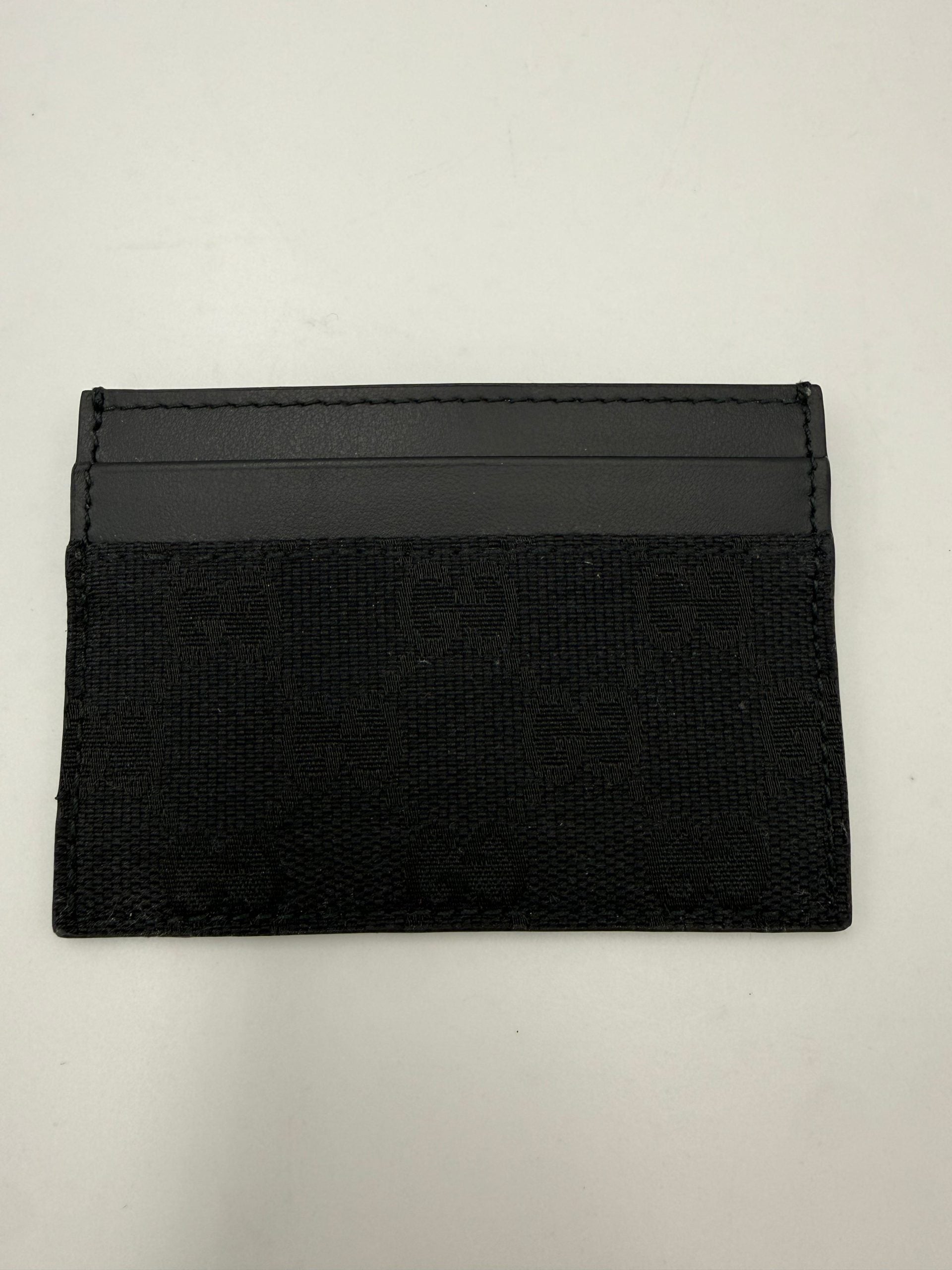 GUCCI GG Canvas Black Cardholder